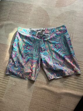 DCK Psychedelic Mens Board Shorts